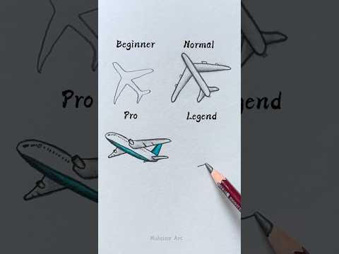 How To Draw Plane๐ค๐ฑ #shorts #craft #art #drawing #crafts #satisfying