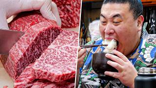 Heavyweight Sumo Lunch🥩 18 lb of Wagyu After Brutal Training!
