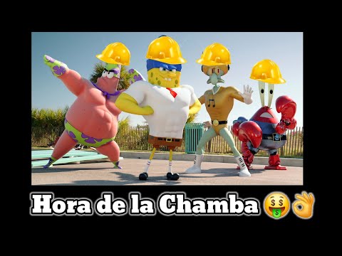 Bob esponja Fuera del Agua Momentos Divertidos 🤑👌