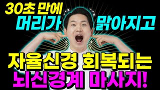 자율신경안정법| 30초만에 뇌신경이 안정되는 기적의 뇌건강 마사지| 힐링가이드 이재호교수|명상치료학과