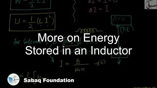 More on Energy Stored in an Inductor