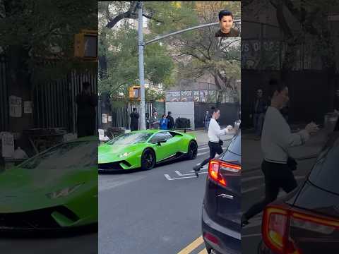 Lambo Revving at the Wrong Pedestrian? #lamborghini #aventadorsvj #sound #exhaust