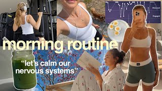 the morning routine that is healing my nervous system (as a stressed girlie)
