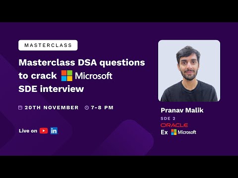 Crack Microsoft SDE Interview: Must-Know DSA Questions