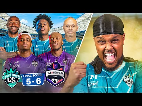 CHUNKZ and SPEED vs KSI CHARITY MATCH (Goals and Highlights)