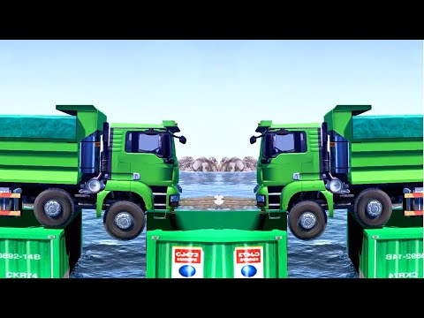 MOBIL TRUK DANCE TIKTOK - TRUK JOGET JOGET LUCU | XE TẢI NHẢY TIK TOK ##1187