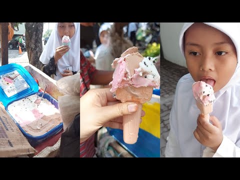 Segernya‼️ Pulang Sekolah Jajan Es Krim