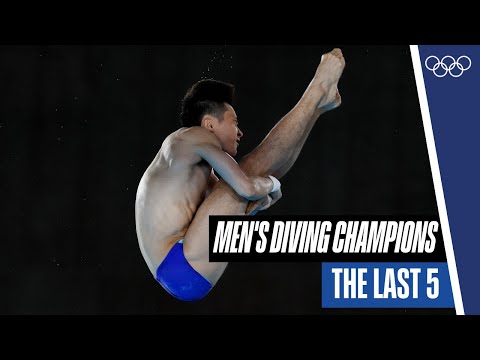 💦 The last five Men's Diving Champions - 10m platform 🏆