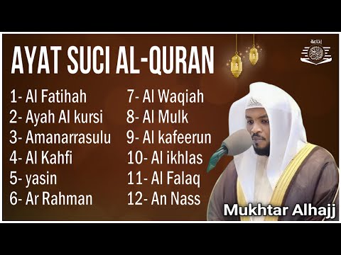 Ayat Suci AlQuran | Alfatiha,Ayah Alkursi, Alkahfi,Yasin,Alwaqia,Arrahman,Almulk, Almoeathat