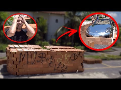 CONSTRUI UM MURO EM VOLTA DO CARRO DO MEU AMIGO - PIUZINHO