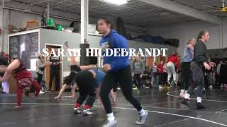 Olympic CHAMP Sarah Hildebrandt wrestling clinic highlight