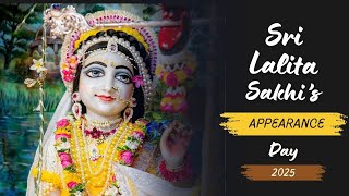 Sri Lalita Sakhi's Appearance Day|| 2025 || Sri Dham Mayapr || ISKCON ||