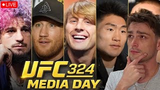 UFC 324 Media Day Reaction & Discussion Stream