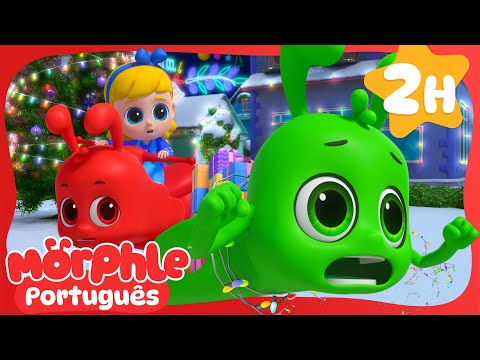 Como o Orphle Roubou o Natal! | MARATONA DE NATAL DO MORPHLE! | Desenhos Animados em Português