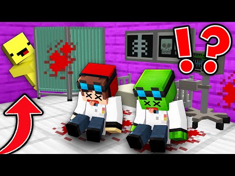 Who KILLED DOCTORS JJ and Mikey inside HOSPITAL Station in Minecraft Maizen!