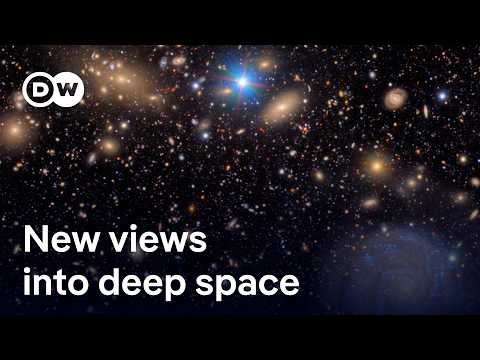 YouTube video thumbnail: New Giant Telescope in Chile Shows Spectacular Views of Star-Forming Regions and Distant Galaxies