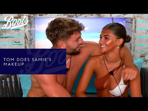 Tom does Samie's makeup | Boots X Love Island | Boots UK