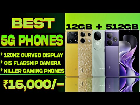 3D Curved Display| Top 5 Best 5G Phone Under 16000 in 2024| OIS Camera| Best Phone Under 16000