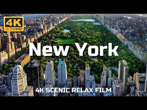 New York in USA 4K Film - Scenic Relax World With Calming Music