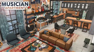 Musician Apartment 🎸 // The Sims 4 Speed Build: Apartment Renovation
