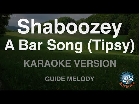 Shaboozey-A Bar Song (Tipsy) (Melody) (Karaoke Version)