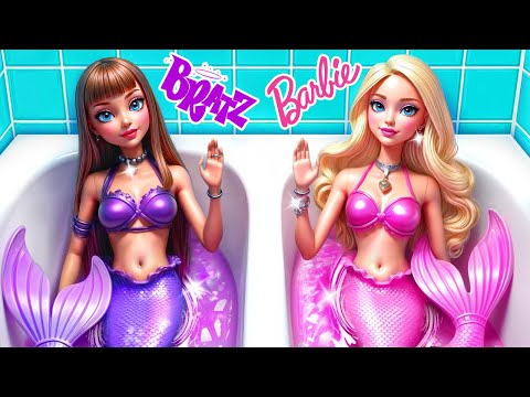 Hapishanede Deniz Kızı Nasıl Olunur! 🧜‍♀️ İnek Bbekten Popüler Bebeğe Olağanüstü Makyaj!