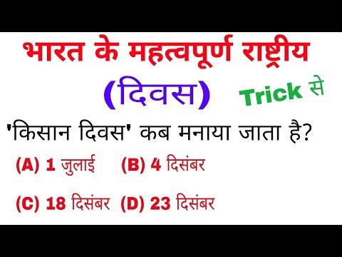 Gk in hindi | राष्ट्रीय दिवस | Divas short tricks | RPF | railway, ssc, ssc gd, up police | gk track