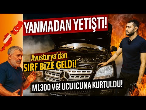 MERCEDES ML300 CDİ V6 AVUSTURYA'dan TAMİRE YANMADAN İYİ GELMİŞ ! (Haberi Bile Yok) Om642 Motor