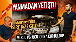 MERCEDES ML300 CDİ V6 AVUSTURYA'dan TAMİRE YANMADAN İYİ GELMİŞ ! (Haberi Bile Yok) Om642 Motor