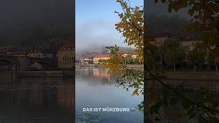 Guten Morgen aus dem herbstlich werdenden Würzburg 🍁 Vorhin frisch aufgenommen 📸-Das ist Würzburg-