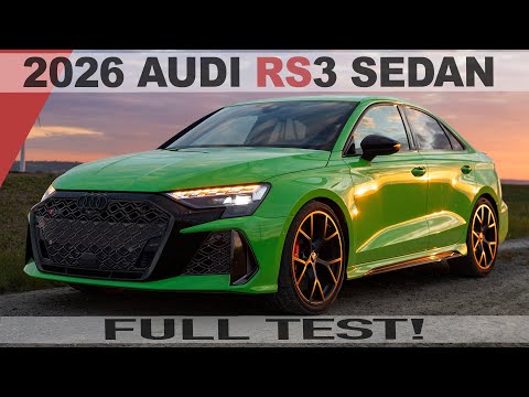 All in! 2026 AUDI RS3 SEDAN FACELIFT - Full test in cinematic locations - Sounds, launches, driving