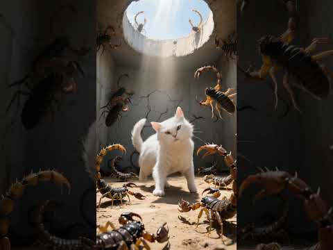 This Brave Cat Jumped Into a Snake Pit to Save a Princess. What Happened Next is a Miracle! ๐ #cat