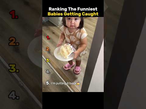Ranking the Funniest Babies Getting Caught👶😂