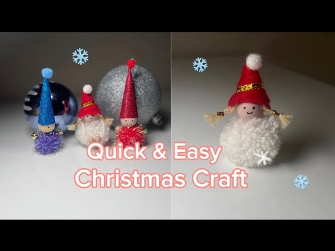 Super Easy Christmas Crafts/Made in only 5 minutes !