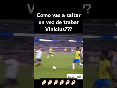 Un susto le tuvo Brasil a la Argentina #futbol #realmadrid #Messi