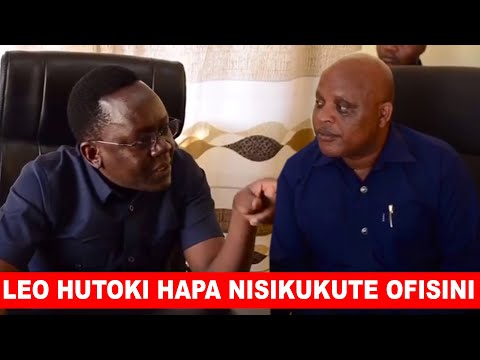 🔴 RC CHACHA AWA MBOGO AKASILISHWA "HUTOKI HAPA ,NISIKUKUTE OFISINI ,UNANIAMBIA NIKUKOME "