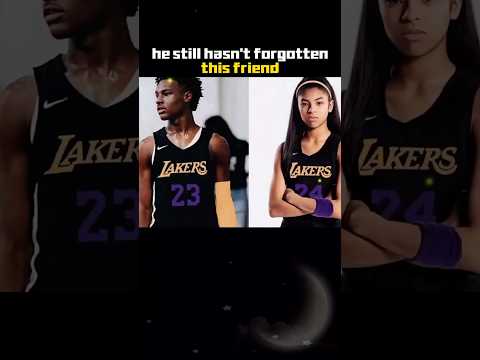 He has never forgotten his best friend Gigi #nba #basketball #shorts #bronnyjames #youtubeshorts