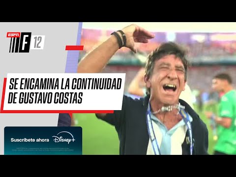 CERCA DEL ACUERDO: Gustavo Costas bajó sus pretensiones y continuaría como DT de Racing | #ESPNF12