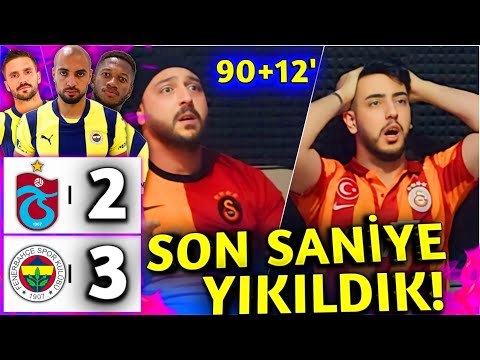 GALATASARAYLILAR FENERBAHÇE MAÇINI İZLERSE |TRABZONSPOR 2-3 FENERBAHÇE|