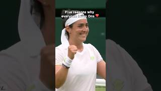 Ons Jabeur moments to make you smile 😃❤️ #shorts #tennis #tennisplayer #tennistiktok