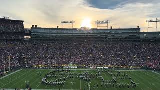 “America The Beautiful” Notre Dame Fighting Irish Band Lambeau 