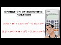 Operations in Scientific Notation