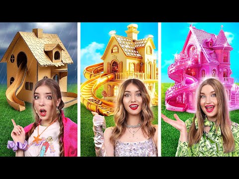 Бедная vs Богатая vs Гига Богатая Студентка! Как Стать Популярной?
