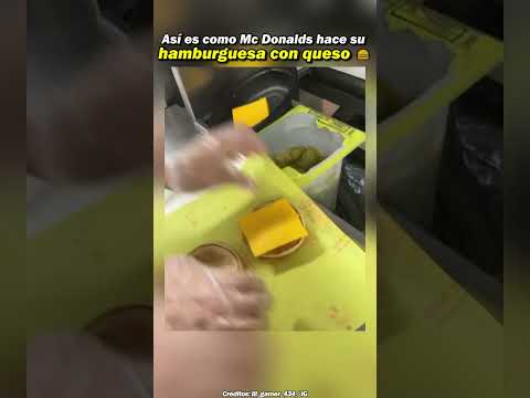 ¿Qué hay realmente dentro de una hamburguesa de McDonald’s?