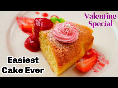 सिंपल केक को ५ स्टार होटल जैसे कैसे बनाये | Valentine Special Easy Cake Recipe | Cake Kabitaskitchen