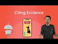 Analyzing Evidence and Inferences