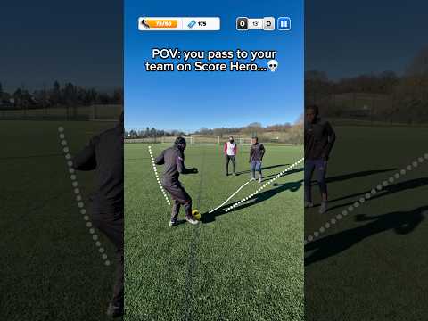 POV: When you pass to your teammates on Score Hero…💀⚽️