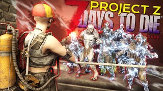 【7DTDMOD】プロジェクトZ初のブラッドムーン攻略！最高難易度＆64体を迎え撃つ！「7 Days to Die ProjectZ」実況プレイ #10