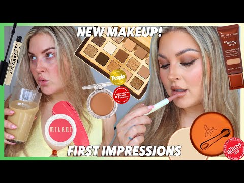 Testing New Makeup! 💅🏻🎀 FULL FACE FIRST IMPRESSIONS