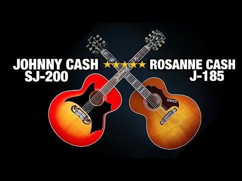 Extremely Limited Johnny & Rosanne Cash Signature Models from Gibson!